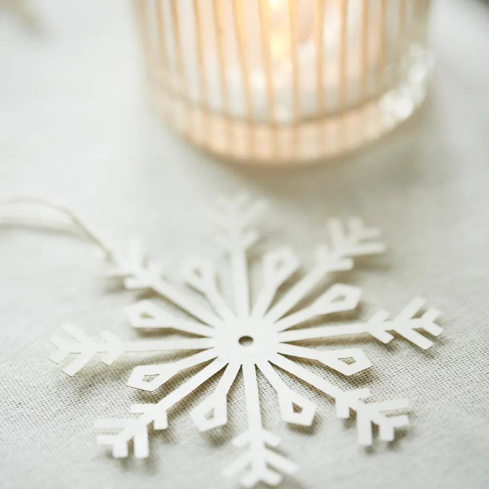 Ib Laursen - Kerzenhalter Glas für Teelicht mit eingravierten Streifen