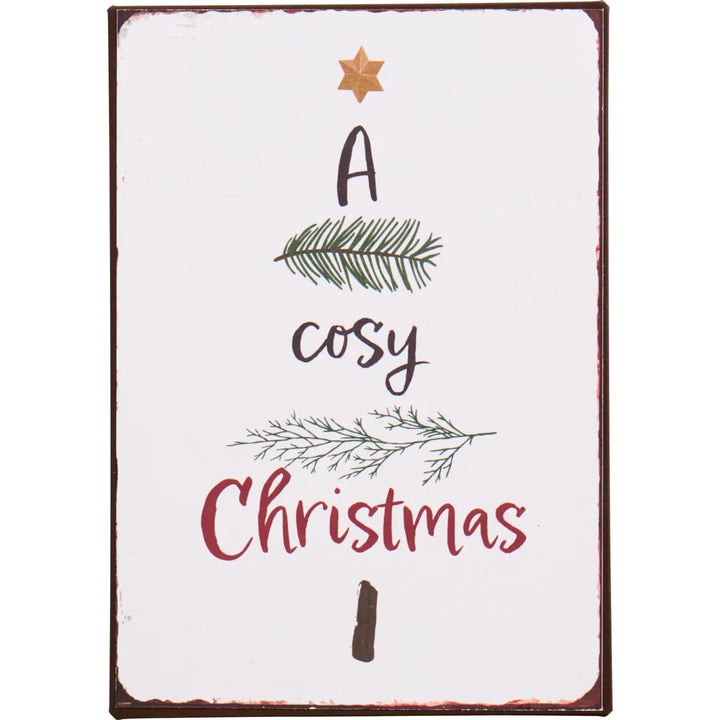 Ib Laursen - Metallschild A cosy Christmas