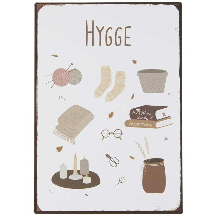 Ib Laursen - Metallschild Hygge