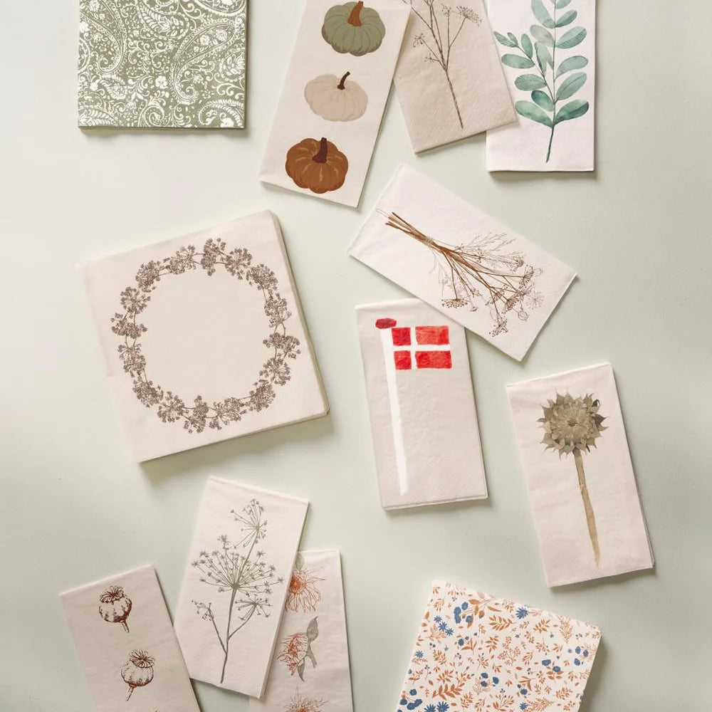 Ib Laursen - Papierservietten Kürbis, 16 Stück