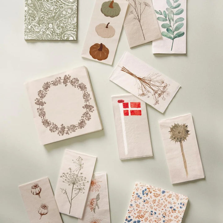 Ib Laursen - Papierservietten Kürbis, 16 Stück