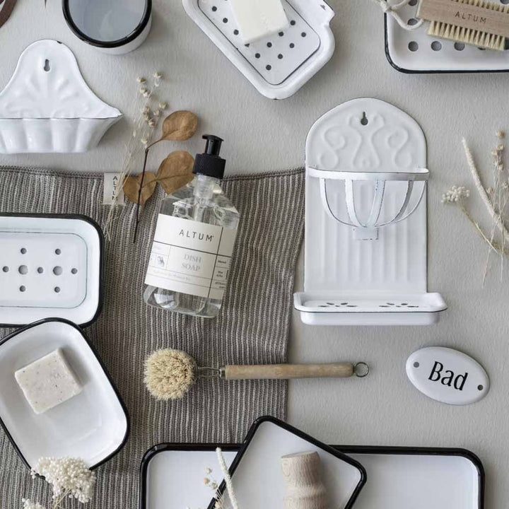 Ib Laursen - Seifenschale mit Korb für die Wand