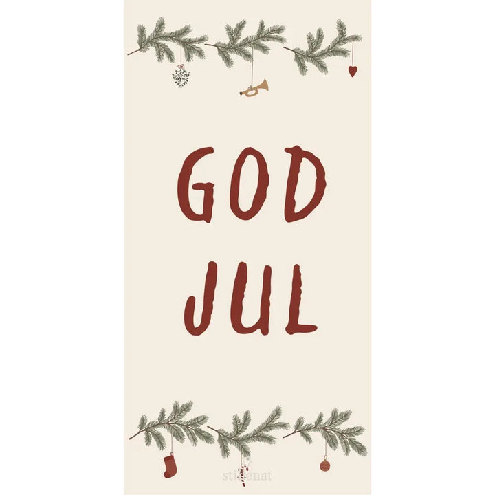Ib Laursen - Serviette God Jul und Weihnachtsgirlanden My Nostalgic Christmas 16 Stck