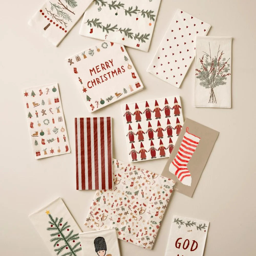Ib Laursen - Papierserviette Weihnachtsmotive My Nostalgic Christmas 16 Stück