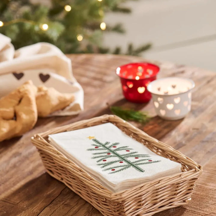 Ib Laursen - Serviettenkorb für längliche Servietten passt zu 10x20 cm Serviette