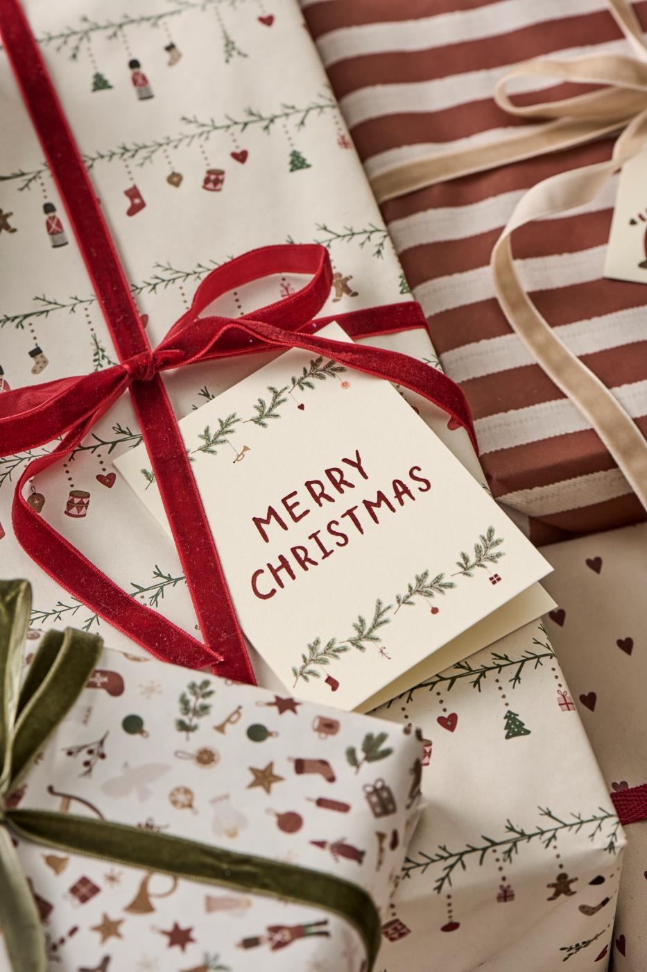 Ib Laursen - Weihnachtskarte doppelt My Nostalgic Christmas 8er-Set