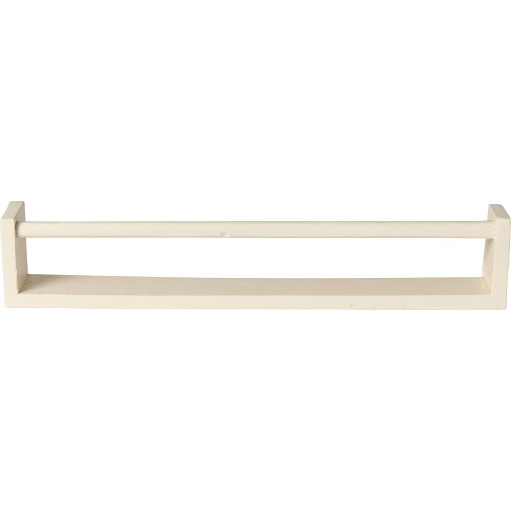 Ib Laursen - Regal mit Vorderkante + umdrehbar zu Regal mit Querstange darunter