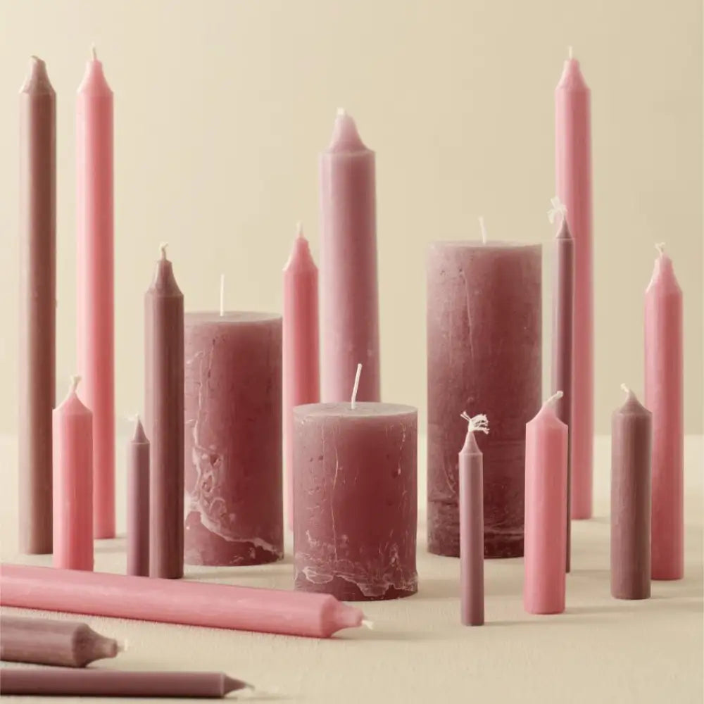 Ib Laursen - Stabkerze lang rustikal Höhe: 18 cm