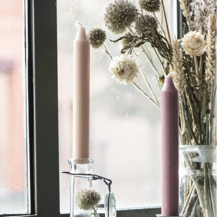 Ib Laursen - Stabkerze lang rustikal Höhe: 18 cm