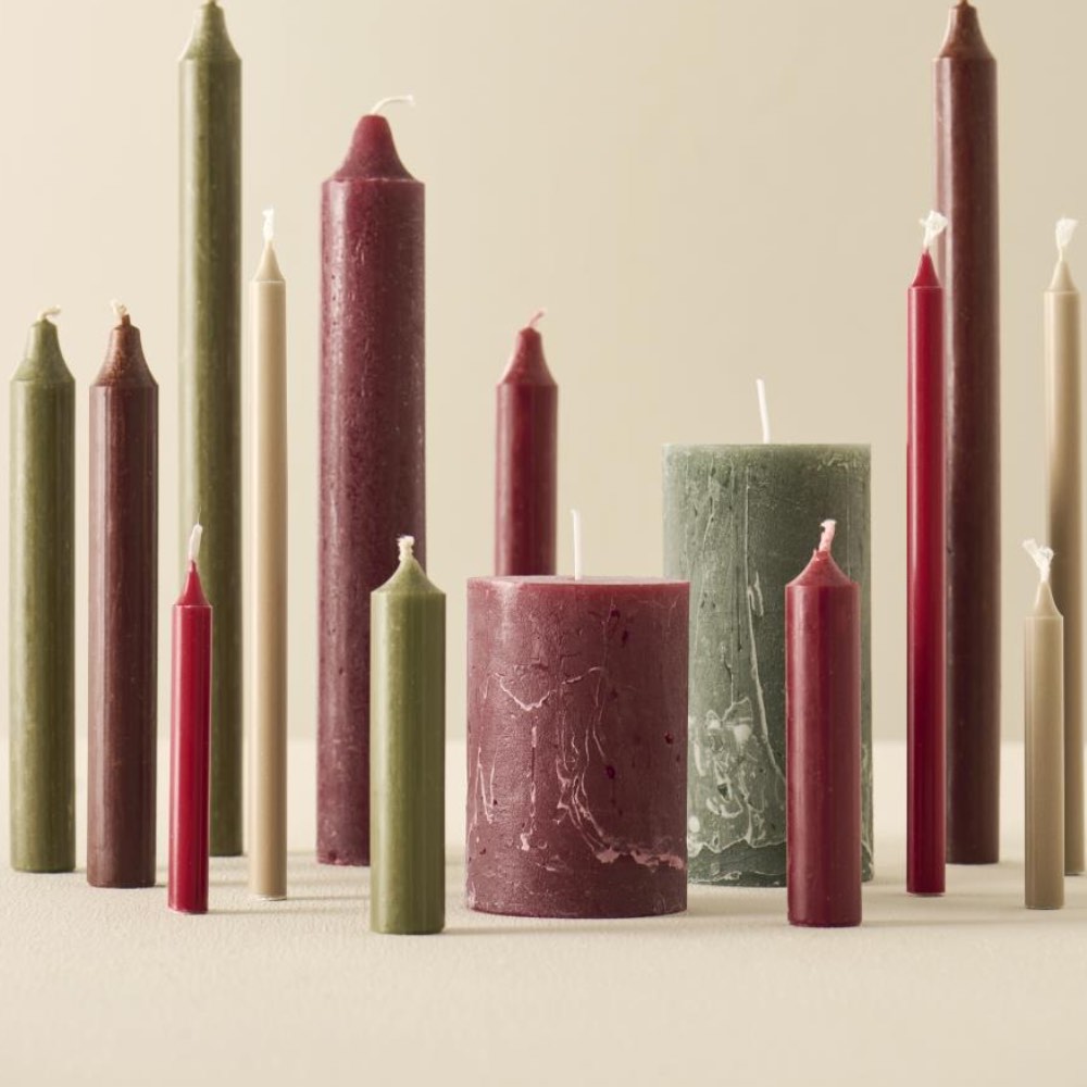 Ib Laursen - Stabkerze kurz 5er-Bund Höhe: 11 cm