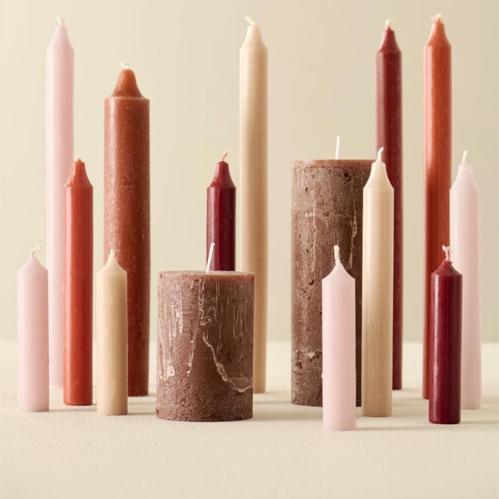 Ib Laursen - Stabkerze kurz 5er-Bund Höhe: 11 cm