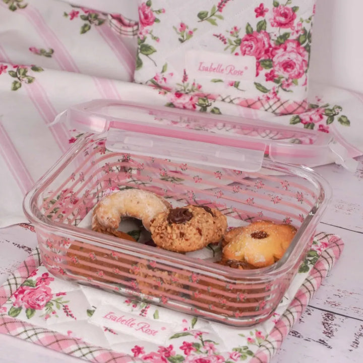 Isabelle Rose - Food Box zwei Glasbehälter Bella 640 ml & 1050 ml