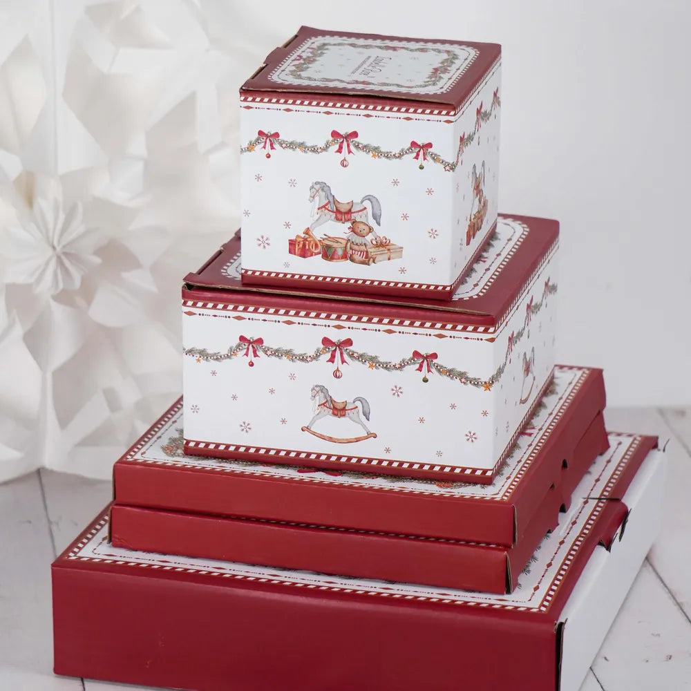 Isabelle Rose - Porzellan Auflaufform Happy Holidays 24,5x5,5 cm