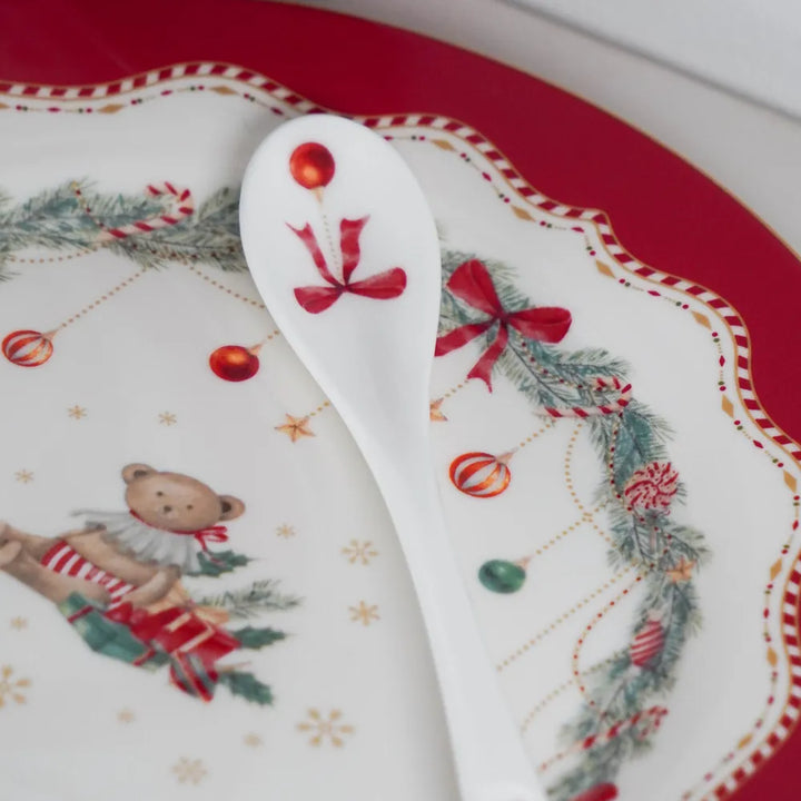 Isabelle Rose - Porzellanlöffel Happy Holidays 13 cm