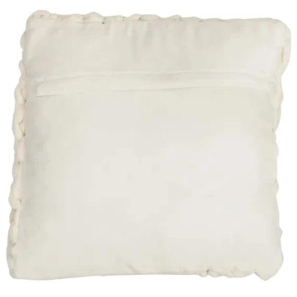 J-Line – Kissen gestrickt Hygge Home Weiß