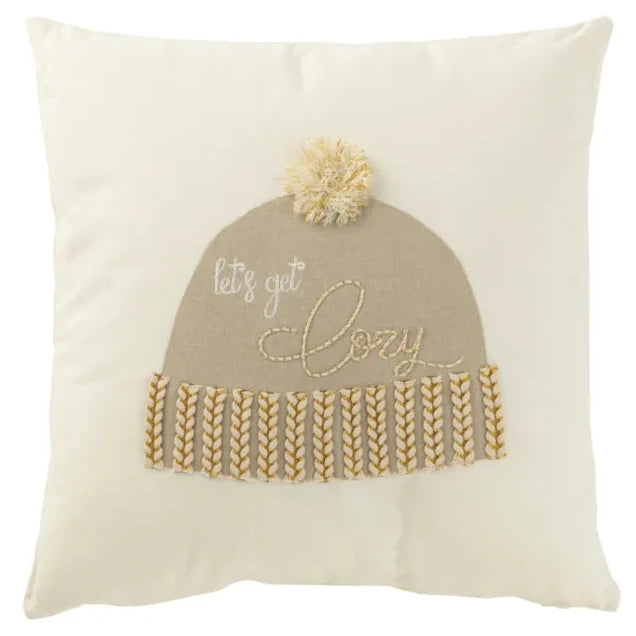 J-Line – Kissen Let's Get Cozy Wintermütze