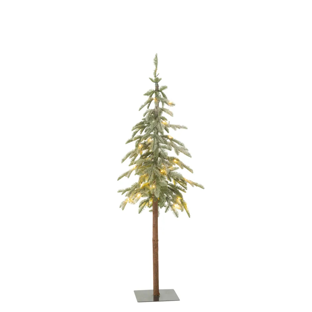 J-Line – Künstlicher Weihnachtsbaum mit LED und Glitzerschnee 145 cm
