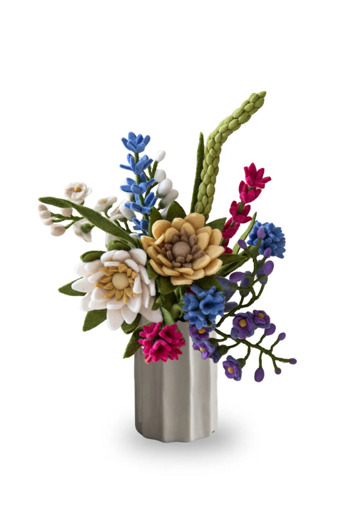 Gry &amp; Sif - Kalpana Filz-Blumenstrauß - 11er Set