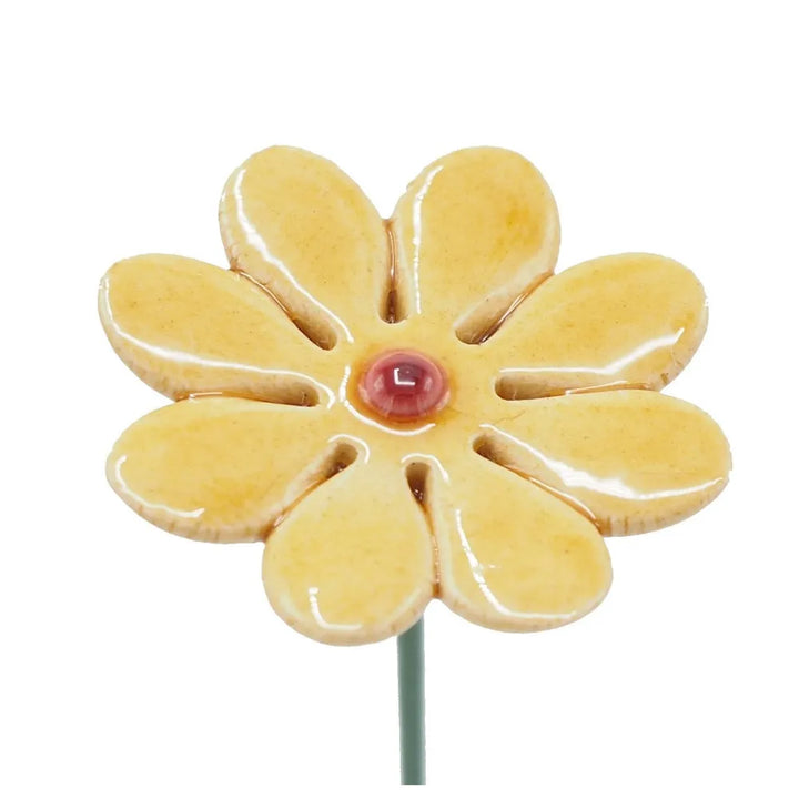 Department-M - Gänseblümchen aus Keramik Mini Gelb