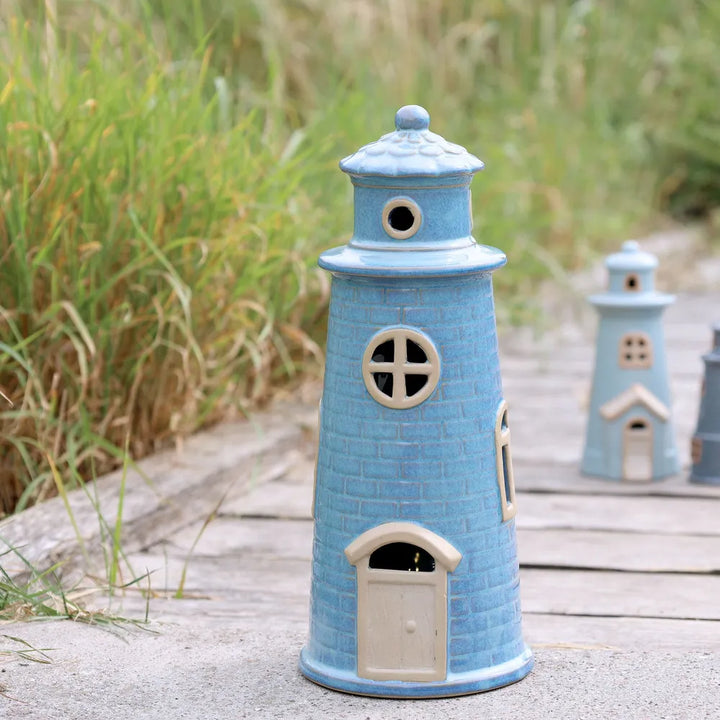 Chic Antique - Keramik Leuchtturm Opal H27 cm