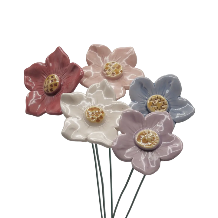 Department-M - Große Keramik-Petunie Lila 5 cm