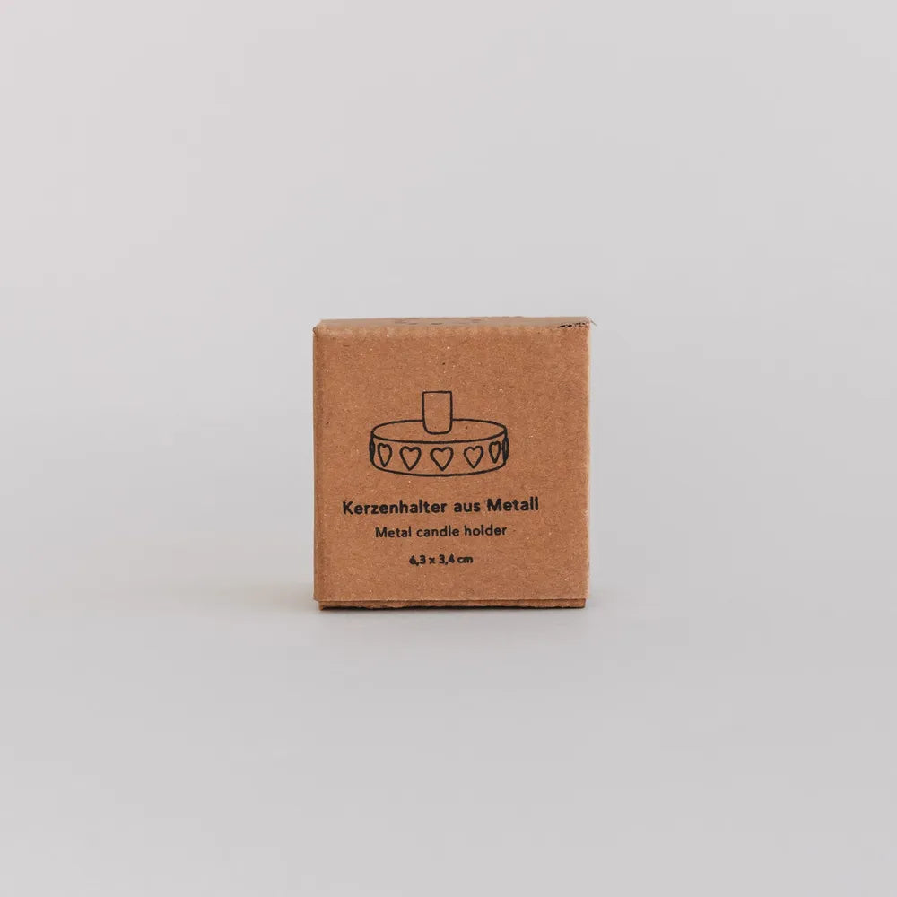 Eulenschnitt - Kerzenhalter Mini Herzen