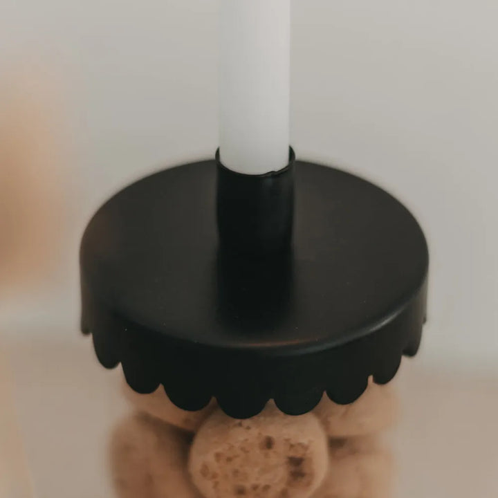 Eulenschnitt - Kerzenhalter Mini Welle