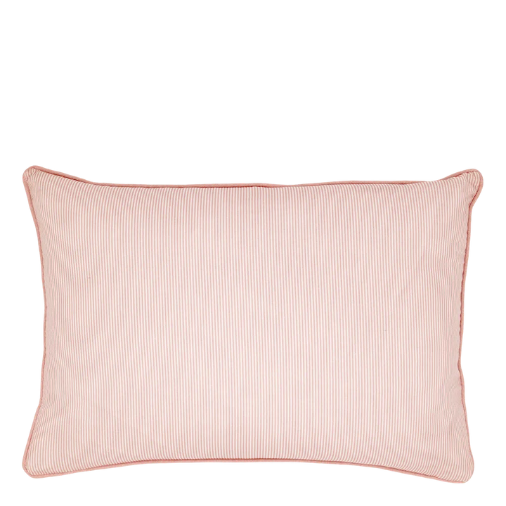 Chic Antique - Kissenhülle Baumwolle rosa und weiss