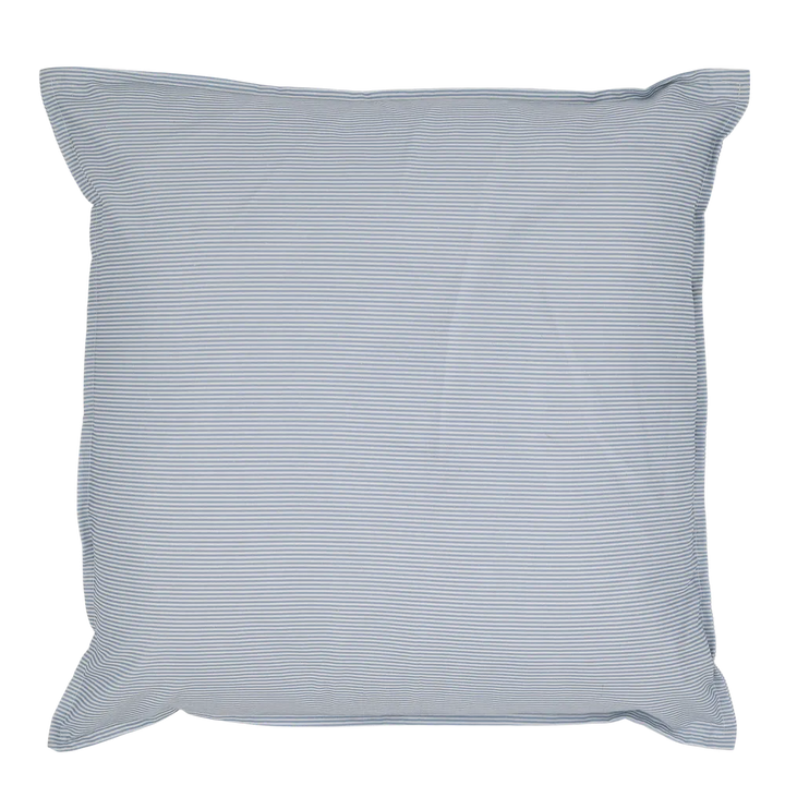 Chic Antique - Kissenhülle gestreift Sky Blue und Weiß