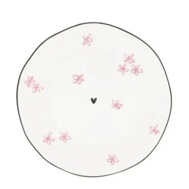 Bastion Collections - Kleiner Teller mit Blumen und Herz