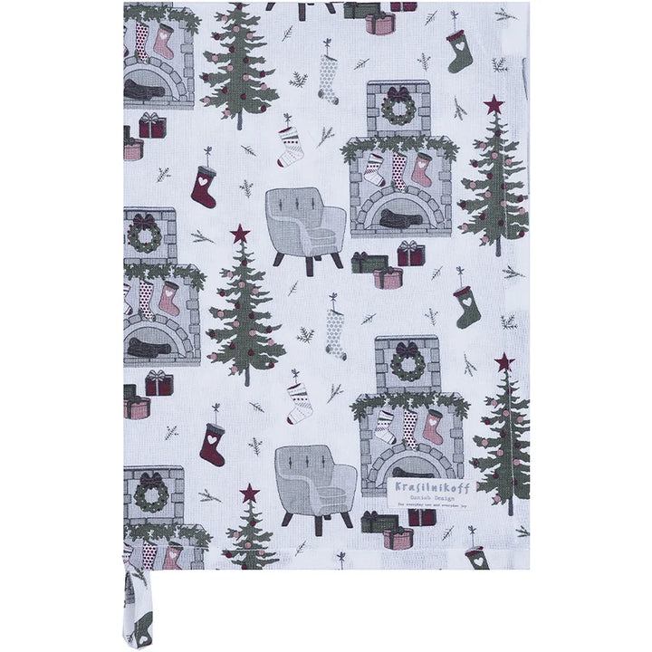 Krasilnikoff - Geschirrtuch By the Fire