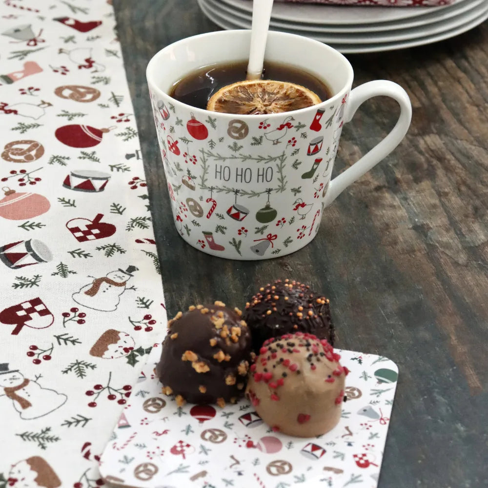 Krasilnikoff - Geschirrtuch Christmas Allover