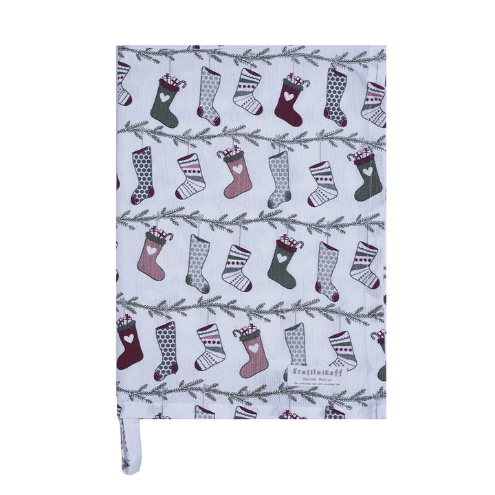 Krasilnikoff - Geschirrtuch Christmas Stockings