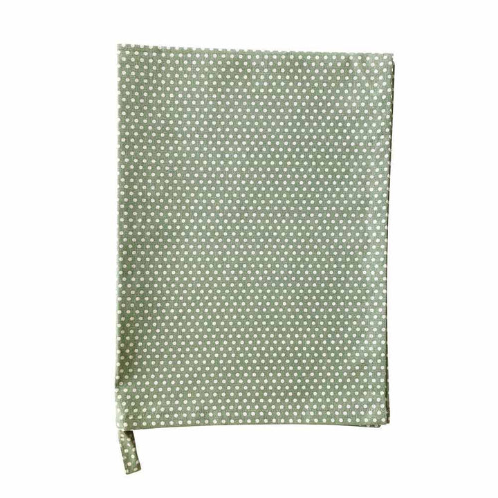 Krasilnikoff - Geschirrtuch Dots Dusty Green