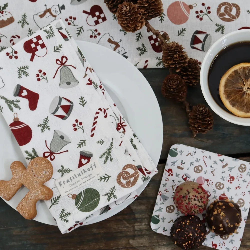 Krasilnikoff - Platzset Christmas Allover
