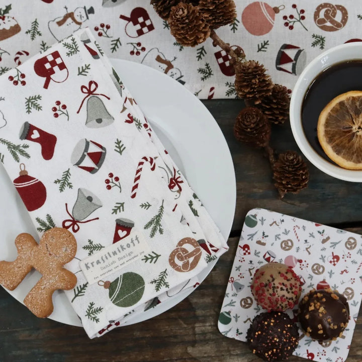 Krasilnikoff - Platzset Christmas Allover