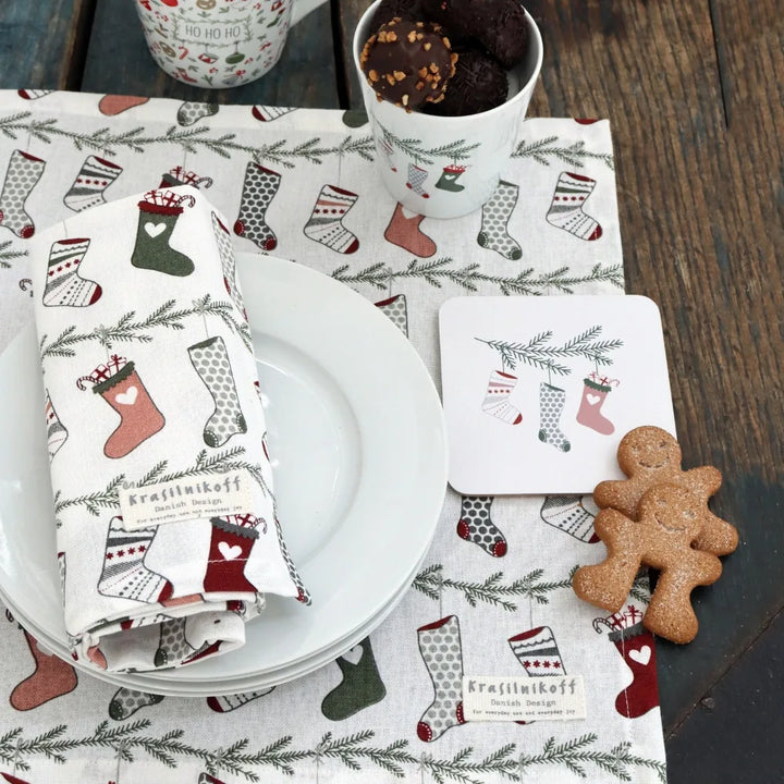 Krasilnikoff - Platzset Christmas Stockings