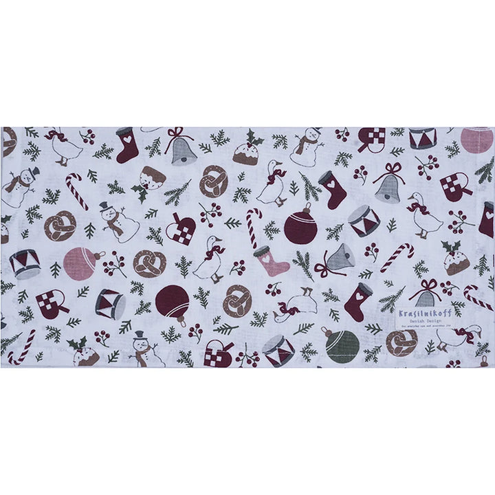 Krasilnikoff - Stoffserviette Christmas Allover