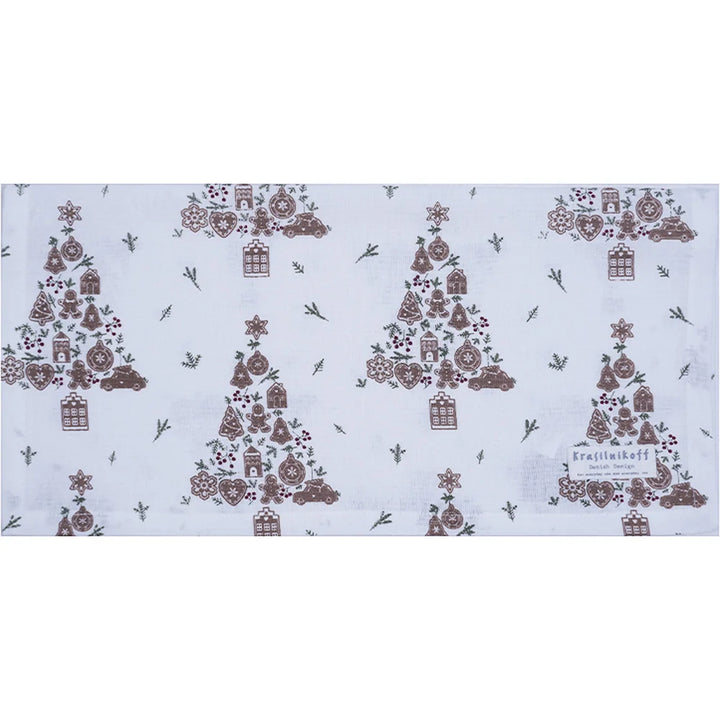 Krasilnikoff - Stoffserviette Christmas Tree Gingerbread Allover