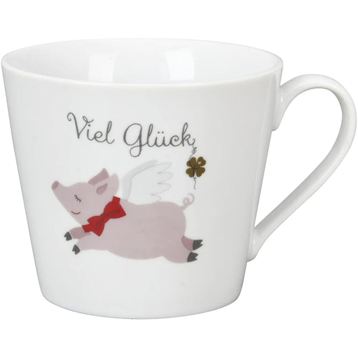 Krasilnikoff - Tasse Viel Glück