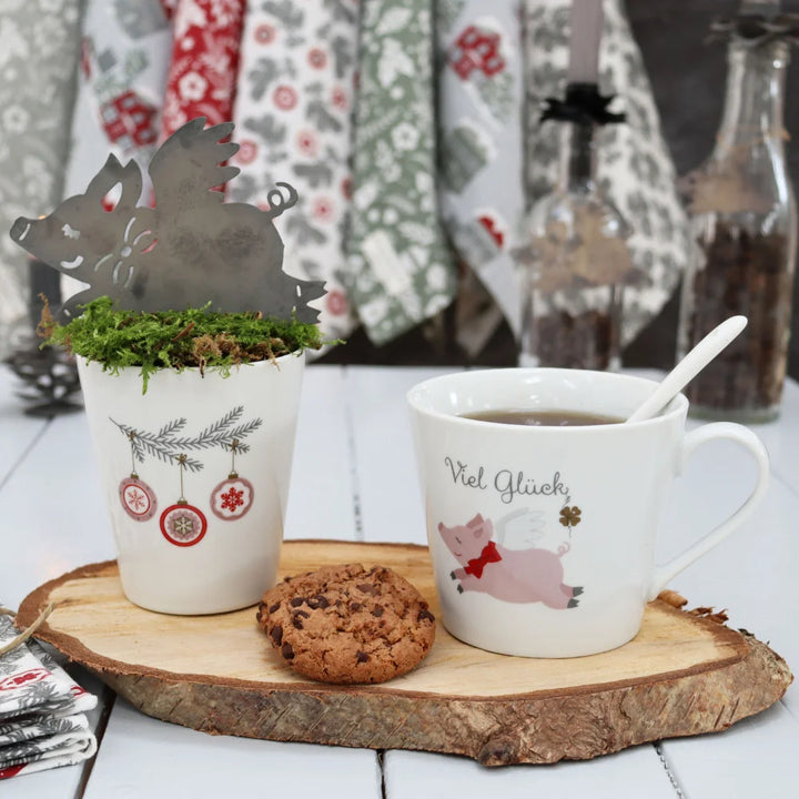 Krasilnikoff - Tasse Viel Glück