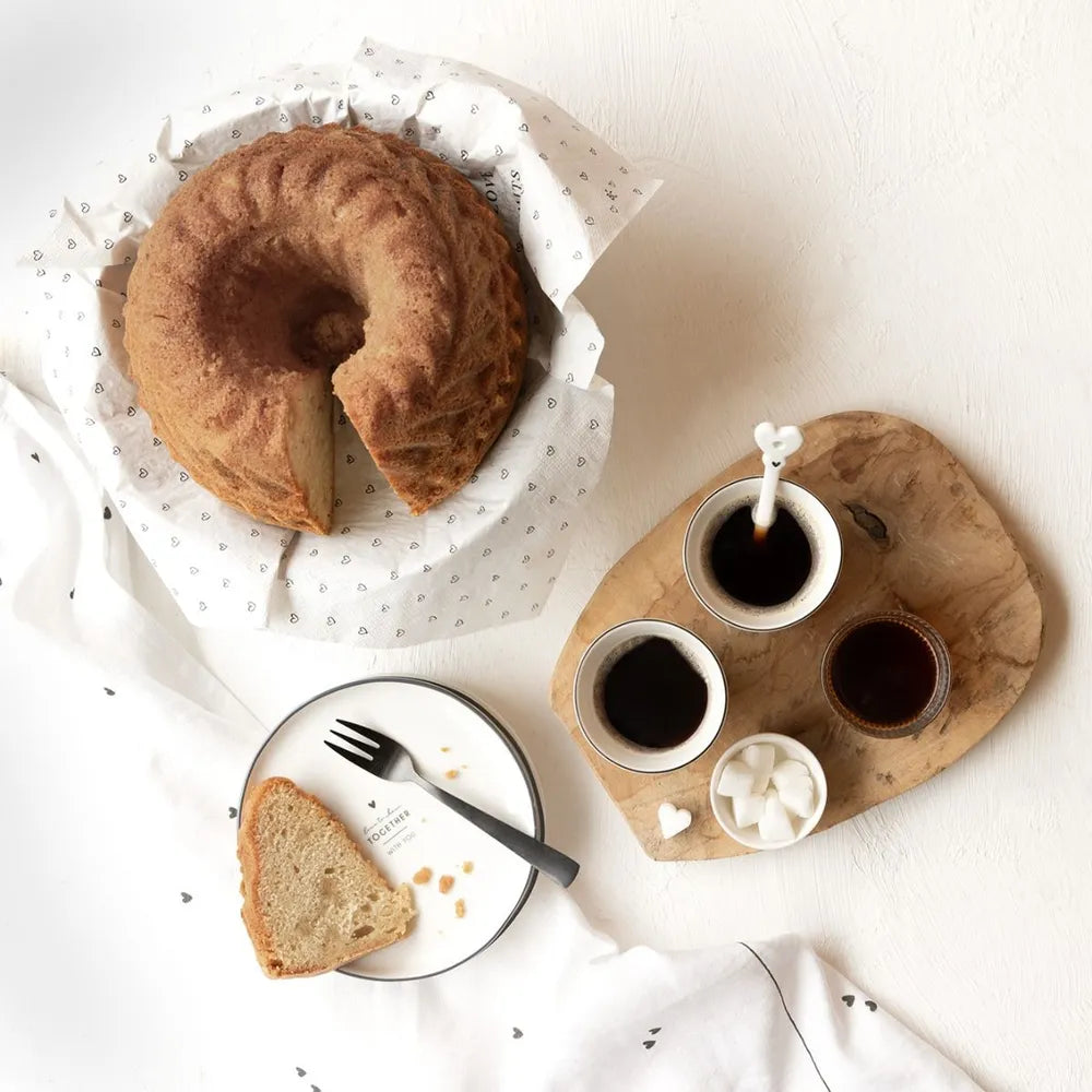 Bastion Collections - Kuchenteller Together mit Herz 16 cm