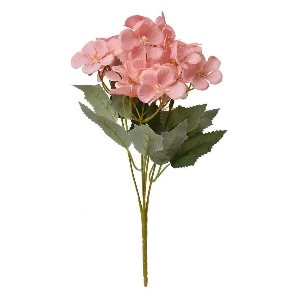 Clayre &amp; Eef - Künstliche Blume Hortensie rosa 30 cm