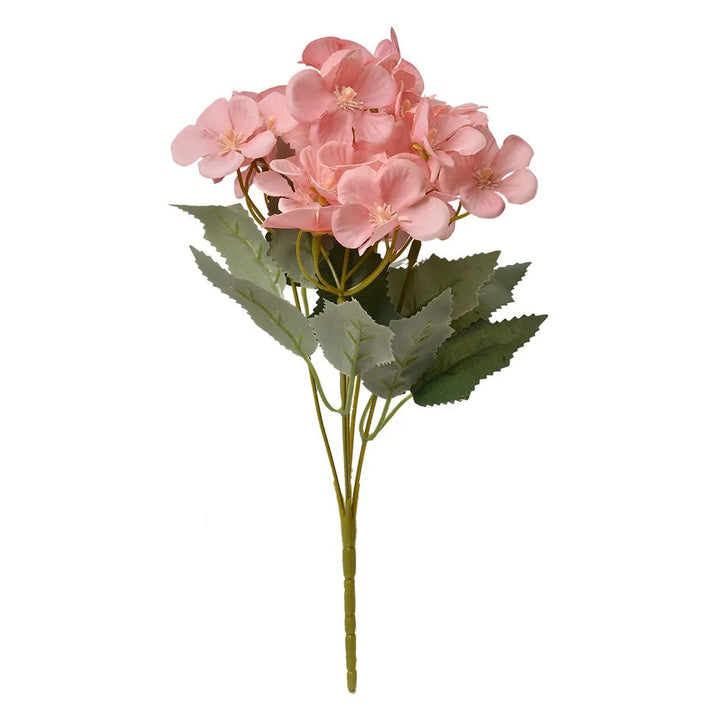 Clayre &amp; Eef - Künstliche Blume Hortensie rosa 30 cm