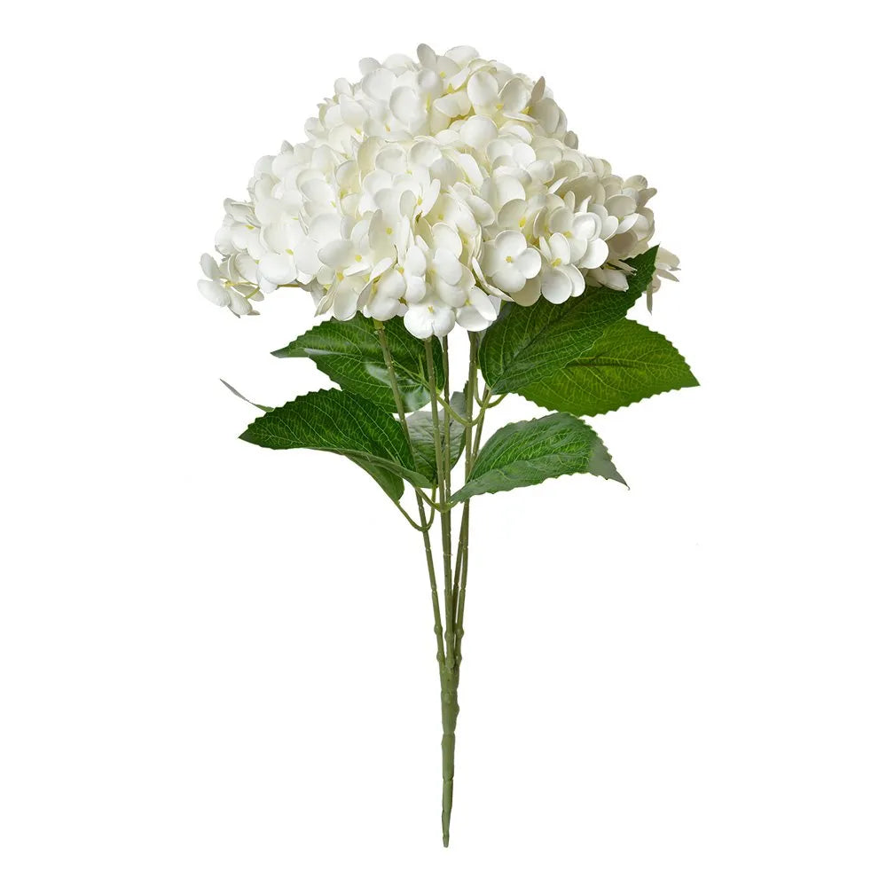 Clayre &amp; Eef - Künstliche Blume Hortensie weiß 45 cm