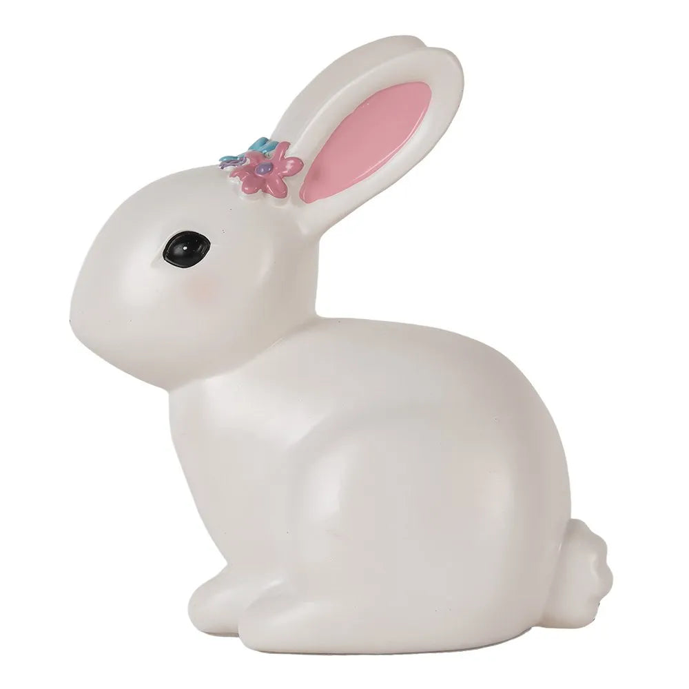 Clayre & Eef - LED Nachtlicht Kaninchen Weiß