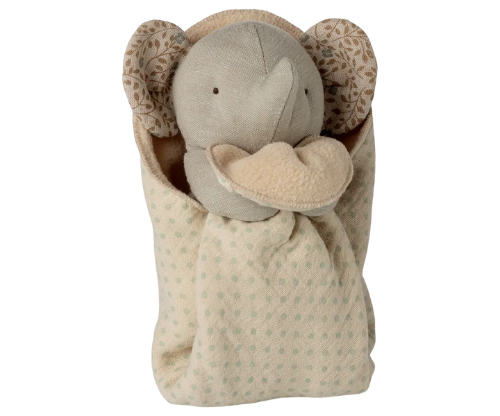 Maileg - Lullaby Friends Elefant Mini Eisengrau