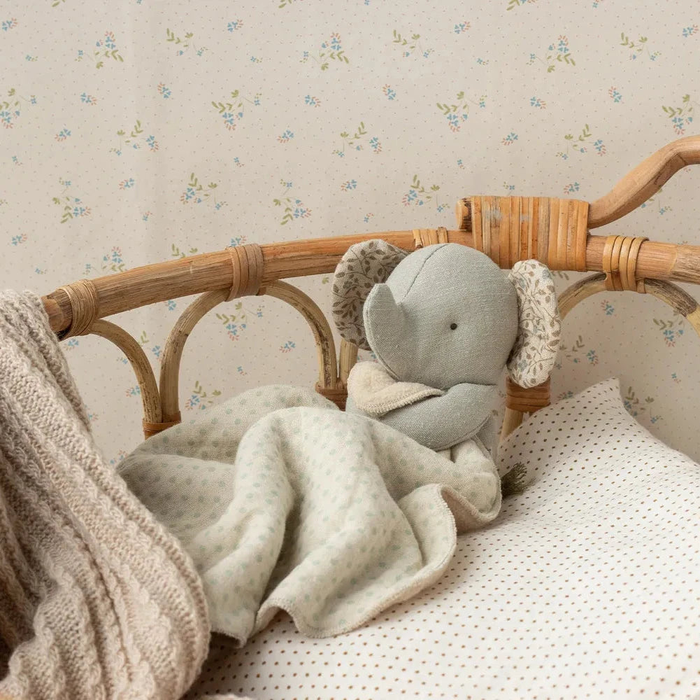 Maileg - Lullaby Friends Elefant Mini Eisengrau
