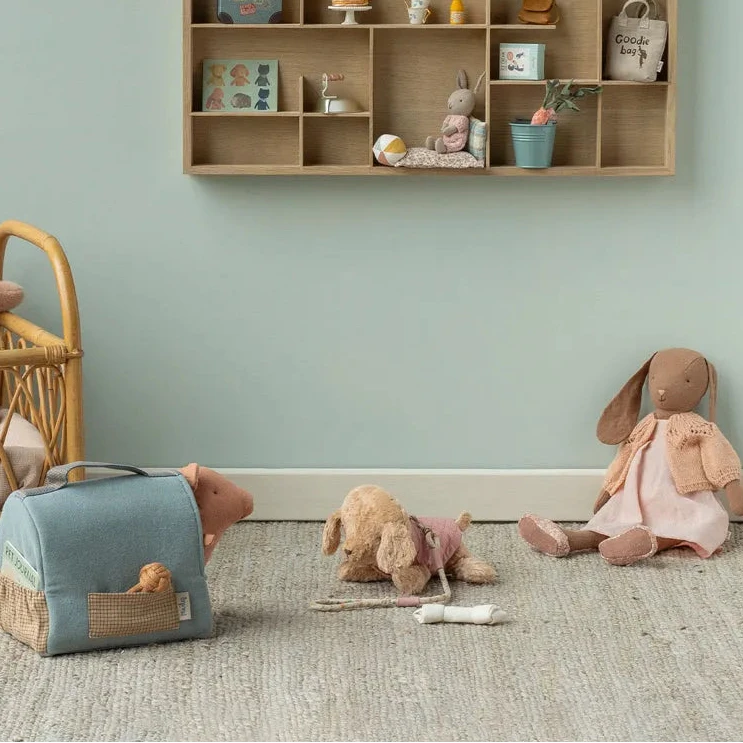 Maileg - Haustierzubehör Geschirr und Leine Rose