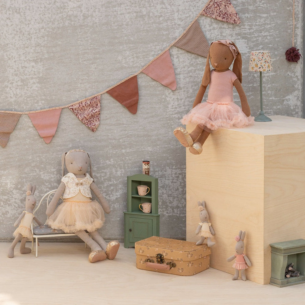 Maileg - Girlande Wimpelkette - Rose 280 cm